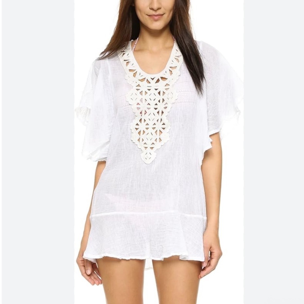 EBERJEY Balsa Beach Malena tunic cover-up Whote Size S/M‎
